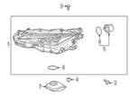 2021 - 24 LEXUS IS HEADLIGHT OEM