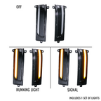 2023-2026 Ram 2500/3500 & 2025-2026 Ram 1500 Unpainted Tow Mirror Marker Lights – Sequential Signal & Running Light