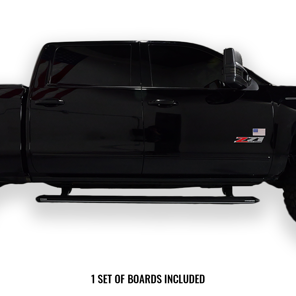 2014-2019 Chevy Silverado & GMC Sierra | Powered Light Up Running Boards