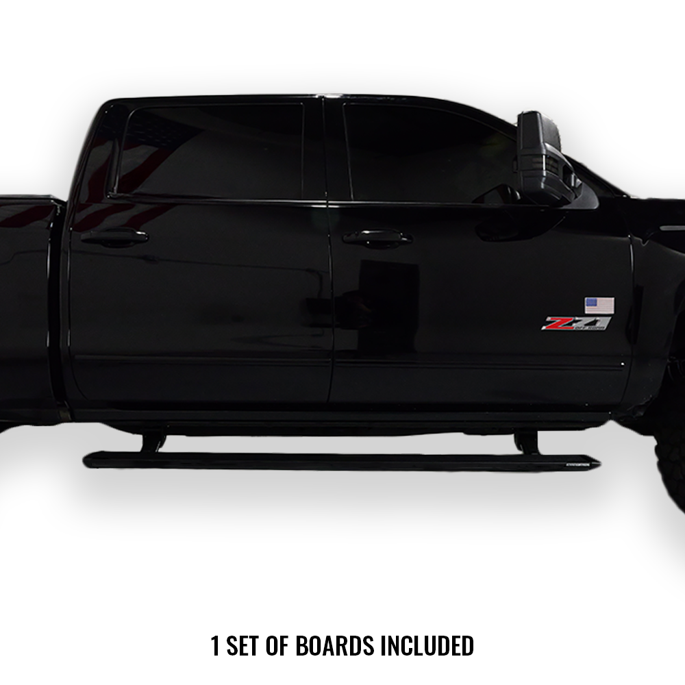 2014-2019 Chevy Silverado & GMC Sierra | Powered Running Boards