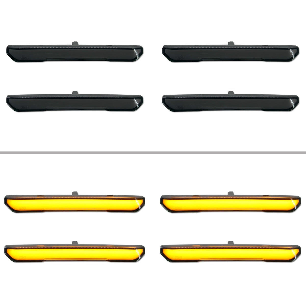2023-2026 GMC Canyon Fender Lights Unpainted – Smoked