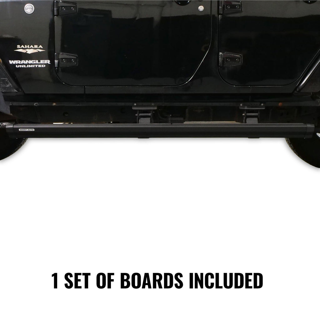 2007-2018 Jeep Wrangler JKU | Powered Running Boards
