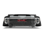 2020-2023 GMC Sierra 2500/3500 Denali LED “Power” Grille Light Bar – IP67, Plug-and-Play Ready, Black/Silver