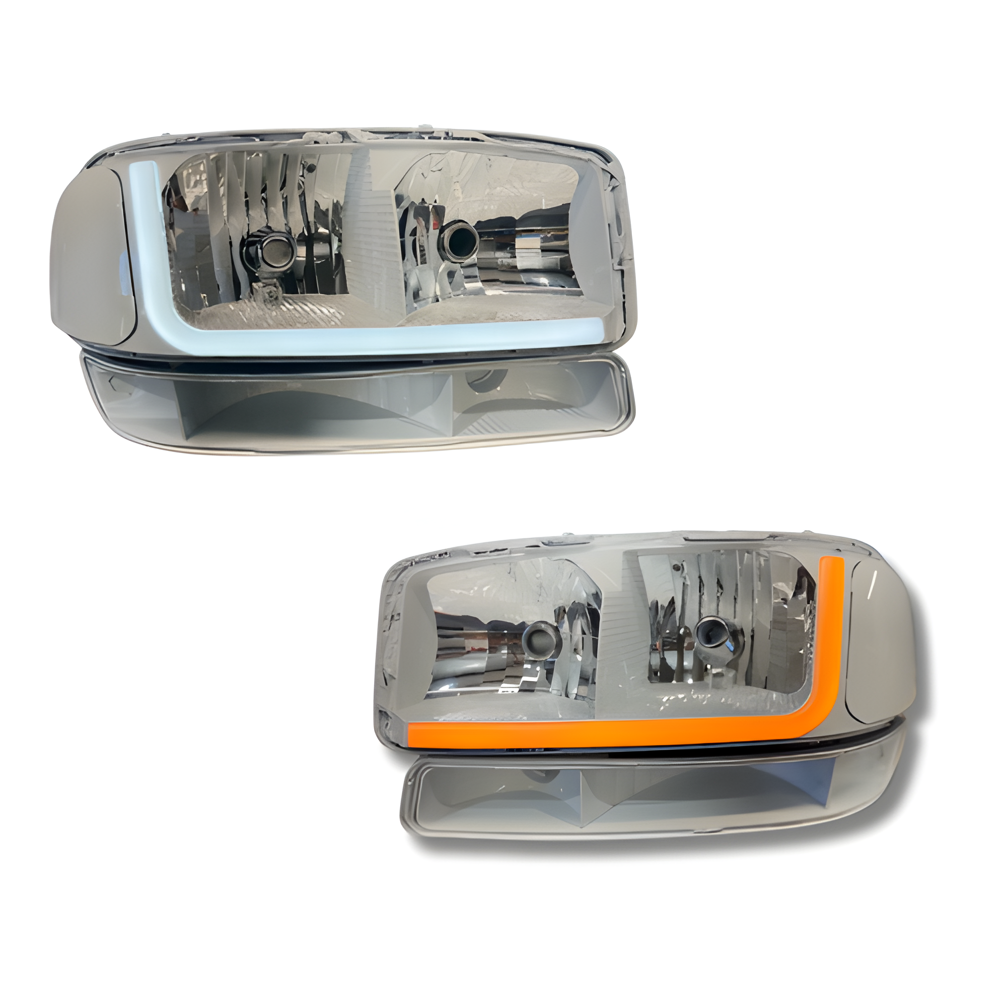 1999-06 GMC SIERRA C BAR HEADLIGHTS
