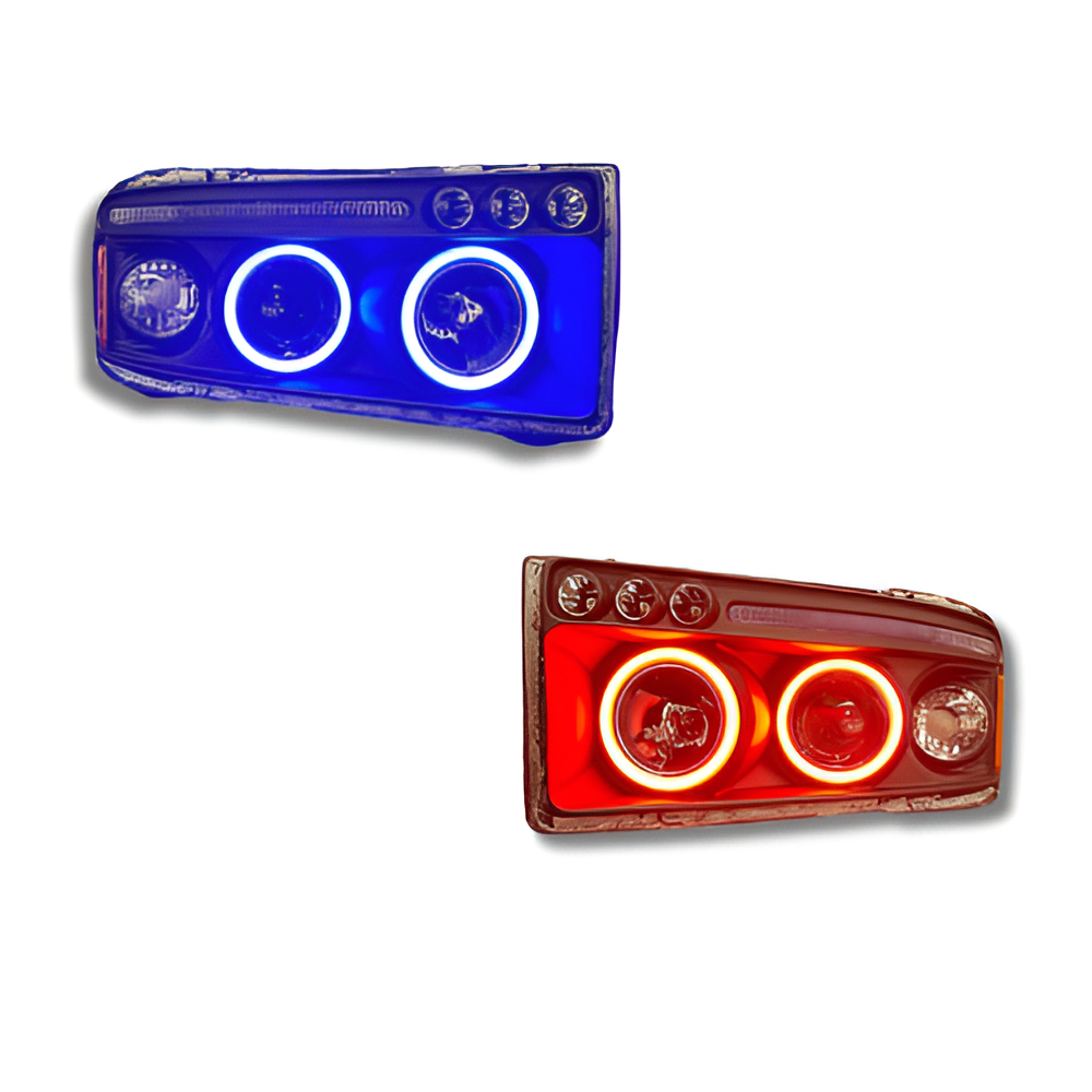 1994-2001 DODGE RAM 1500, 2500/3500 LED HALO HEADLIGHTS