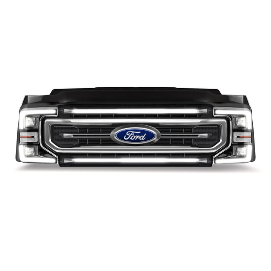 2021-2022 Ford F-250/F-350/F-450/F-550 LED Grille Light Kit – Non-High-Flow, KR/STX/XLT/Platinum, IP67
