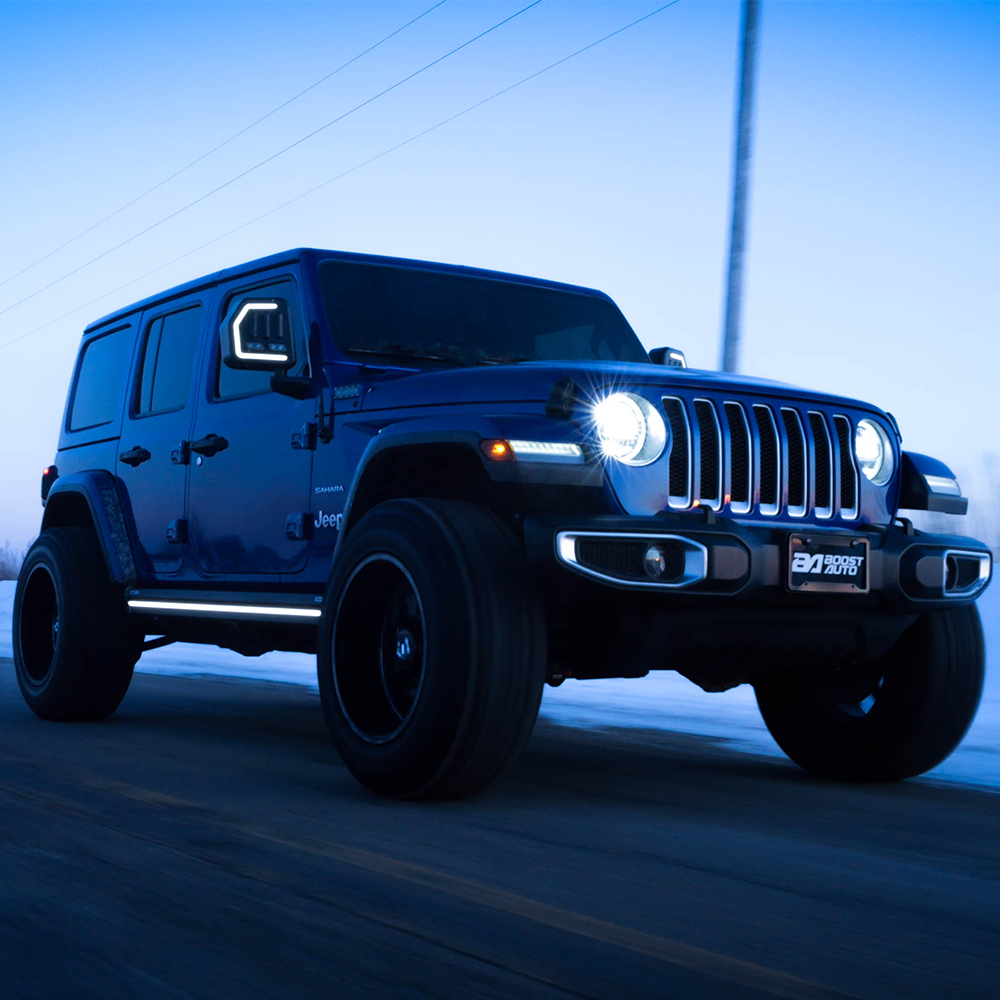 2018-2026 Jeep Wrangler JLU | Powered Light Up Running Boards