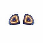 2009-2024 Ram 1500 & 2010-2022 Ram 2500/3500 Colormatched Switchback Tow Mirror Marker Lights – Blue, Amber Lit