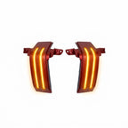 2014-2019 Chevy Silverado & GMC Sierra Colormatched Tow Mirror Marker Lights – Red, Amber Lit