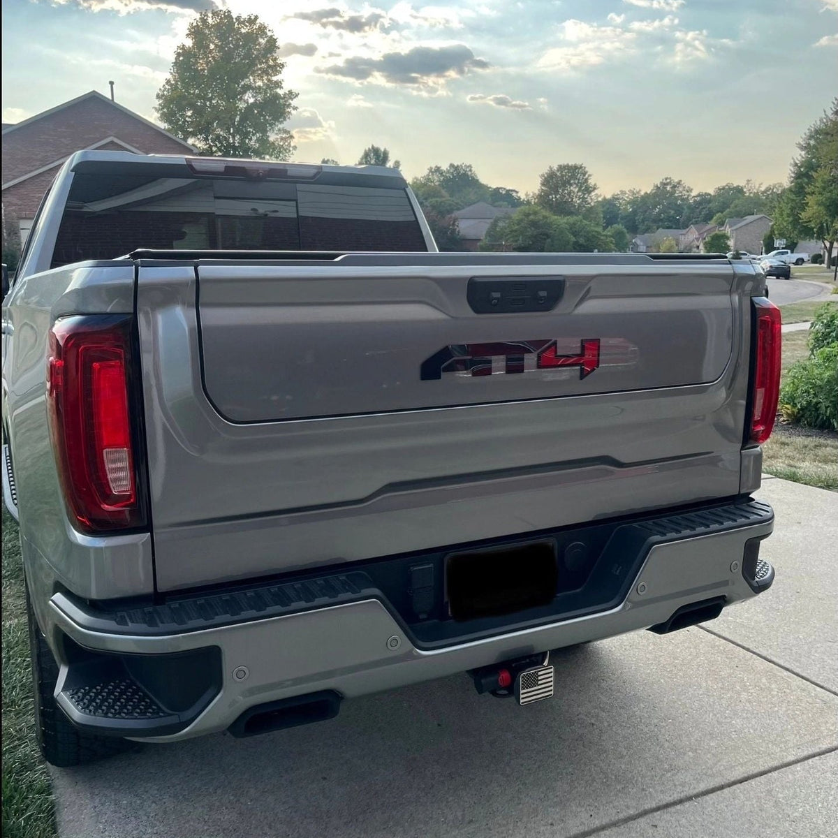 2019-2026 GMC Sierra | AT4 / AT4X XL-Style Tailgate Emblem (installed reference photo)