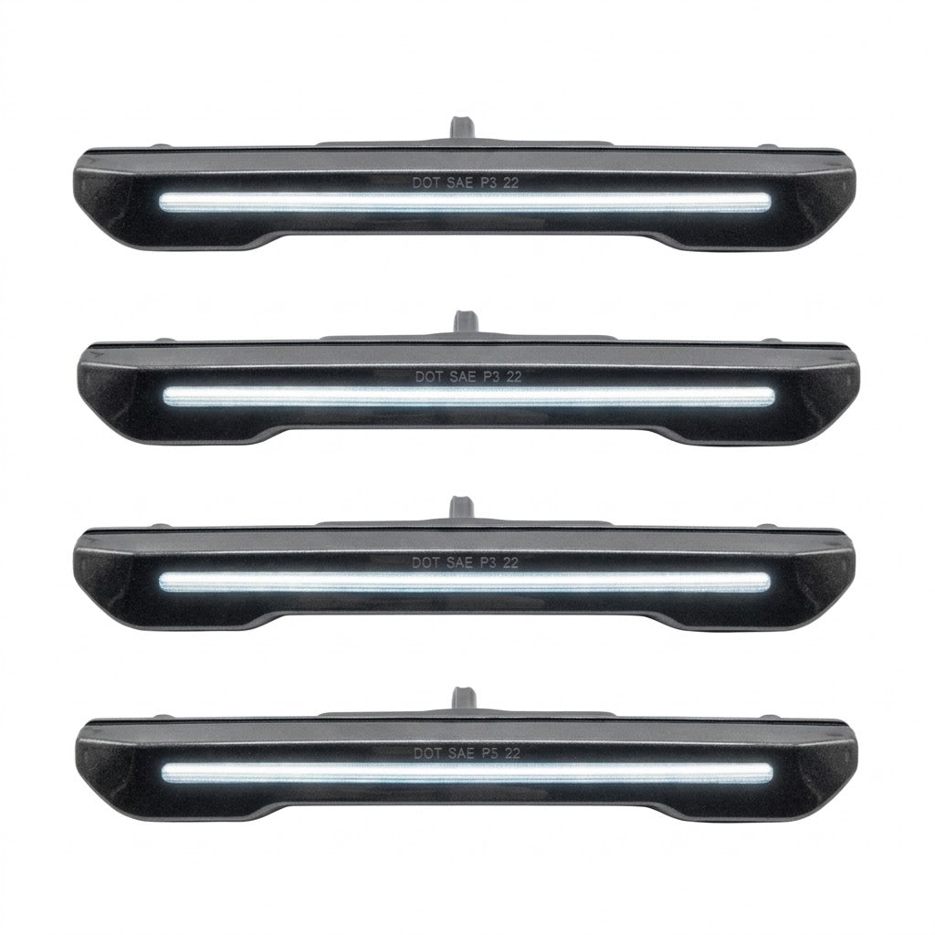 2020-2027 GMC SIERRA HD APEX SERIES LED FENDER LIGHTS — COLORMATCHED