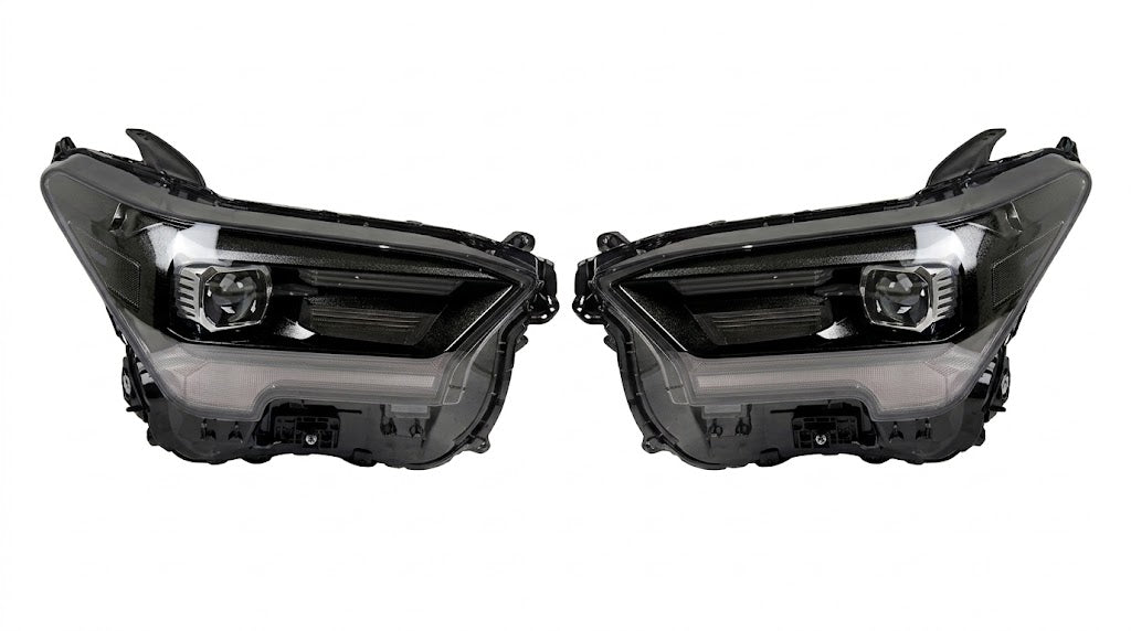 2024-2025 Toyota Tacoma Full LED Projector Headlights – Black