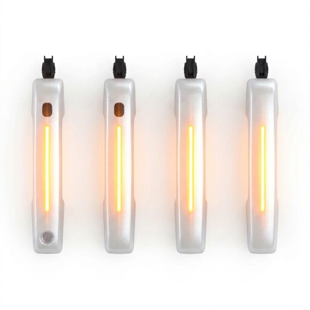 Amber LED door handle for 2021-2026 Ford F-150