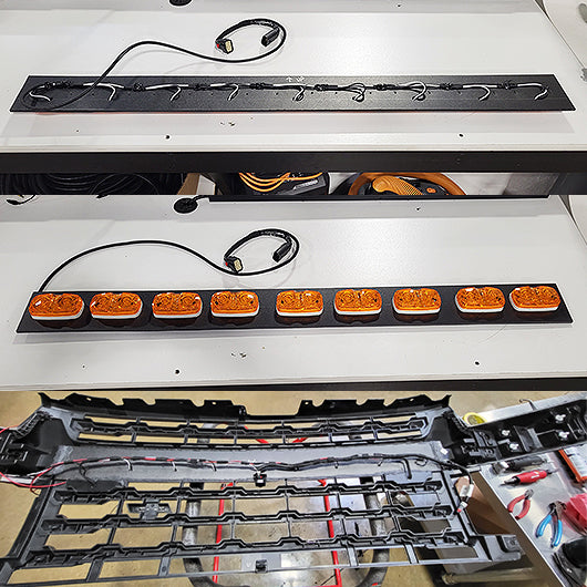 Amber LED Grille Backlight Kit