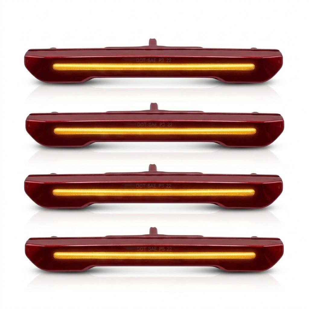 2020-2027 GMC SIERRA HD APEX SERIES LED FENDER LIGHTS — COLORMATCHED