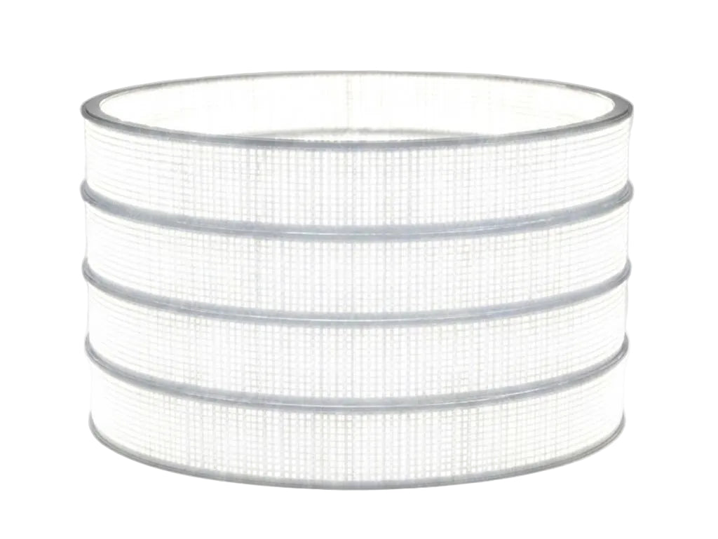 20 Row Ultra High Intensity LED Wheel Lights lit up white