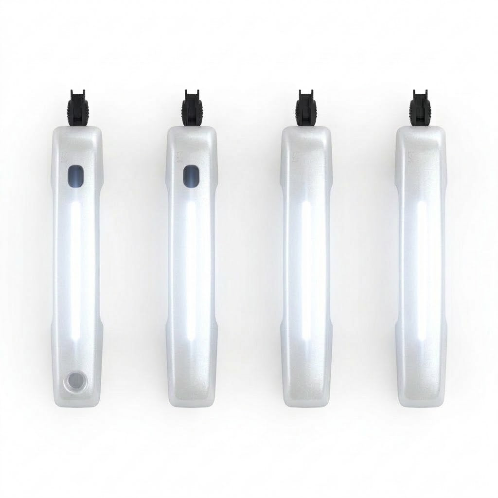 White LED door handle for 2021-2026 Ford F-150