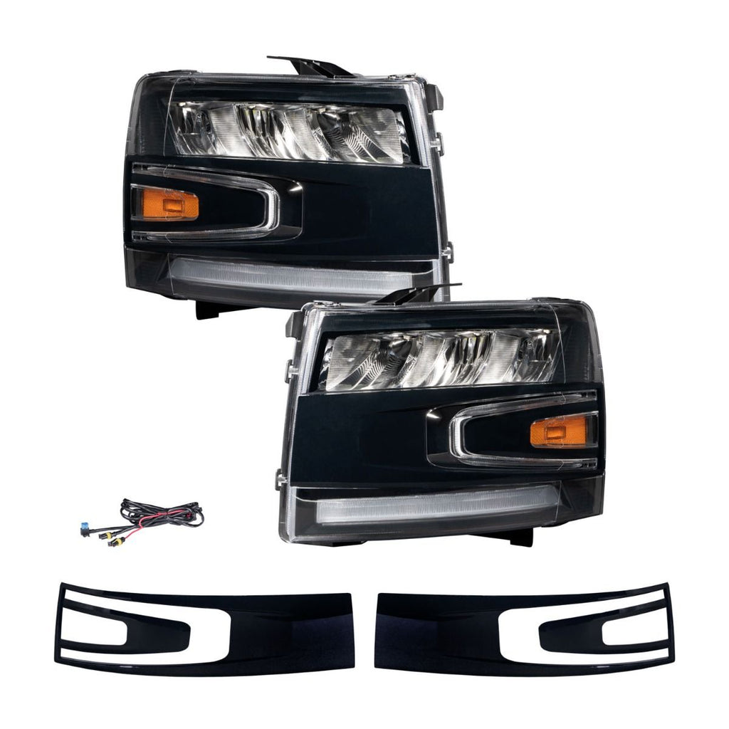 2007-2013 Chevrolet Silverado LED Reflector Headlights