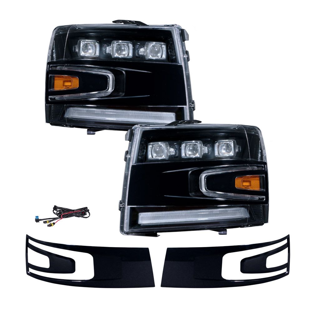 2007-2013 Chevrolet Silverado LED Projector Headlights