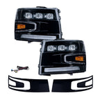 2007-2013 Chevrolet Silverado LED Projector Headlights