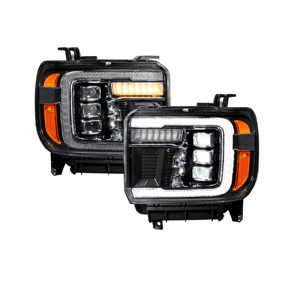 2014-2018 GMC Sierra 1500 | 2014-2019 GMC Sierra HD LED Projector Headlights
