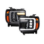 2014-2018 GMC Sierra 1500 | 2014-2019 GMC Sierra HD LED Projector Headlights