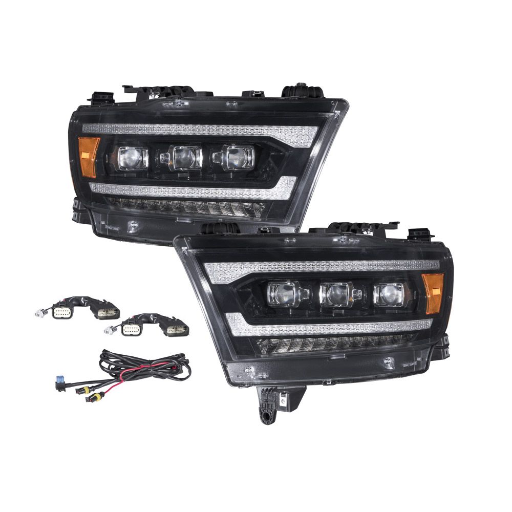 2019-2024 Ram 1500 Sequential LED Projector Headlights