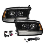 2009-2018 Ram 1500/2500/3500 Sequential LED Projector Headlights