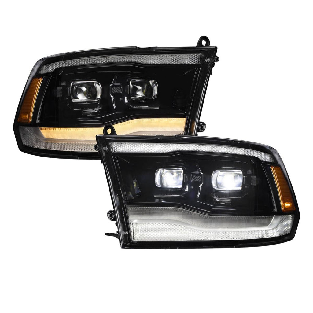 2009-2018 Ram 1500/2500/3500 Sequential LED Projector Headlights