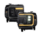 2014-2018 GMC Sierra 1500 | 2014-2019 GMC Sierra HD LED Projector Headlights