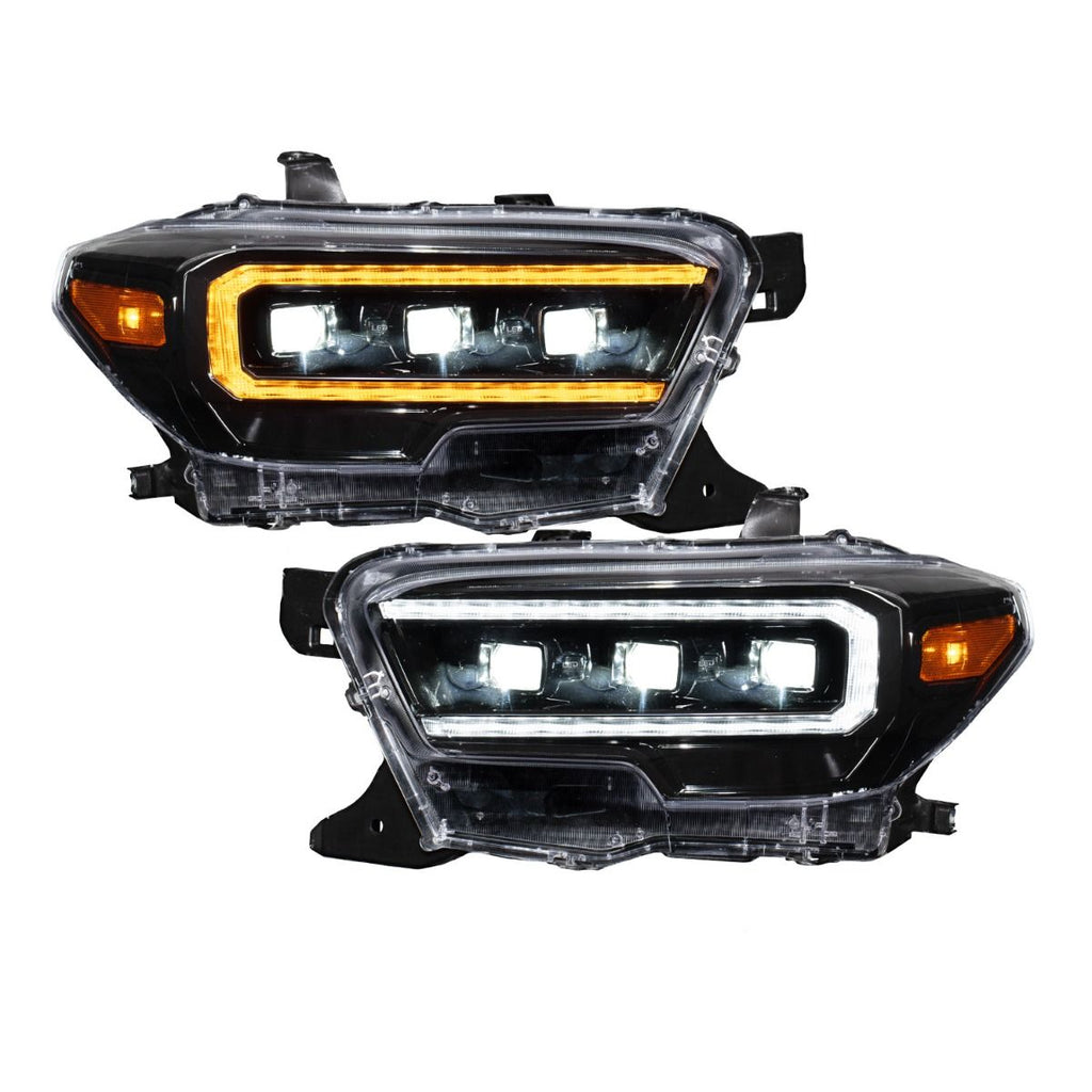 2016-2023 Toyota Tacoma LED Projector Headlights with Selectable DRL