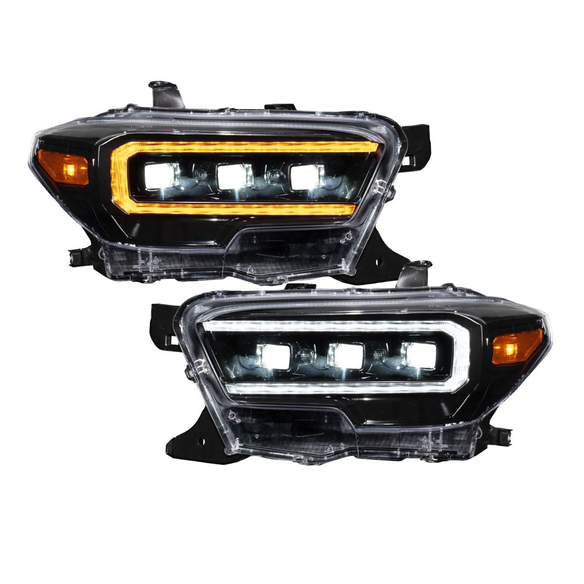 2016-2023 Toyota Tacoma LED Projector Headlights with Selectable DRL