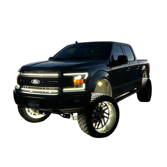 2018-2020 Ford F150 LED Grille Accent Bar – XL/STX/XLT/King Ranch/Lariat, 6500 K, IP67, No-Drill Install