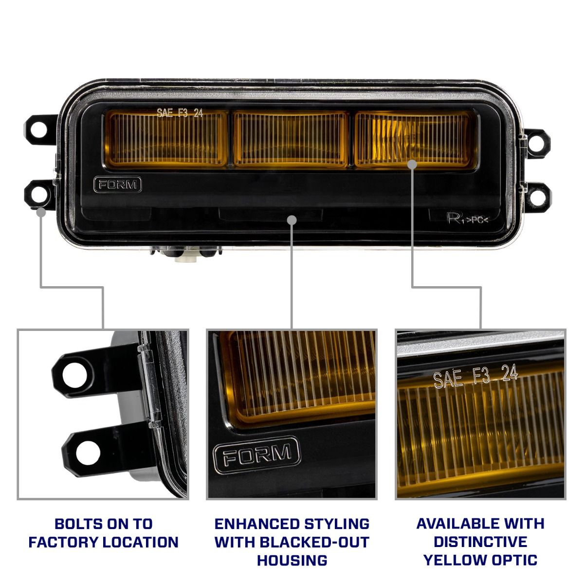 2023-2026 Tacoma/Tundra/4Runner/Sequoia LED Fog Lights (Yellow LED)