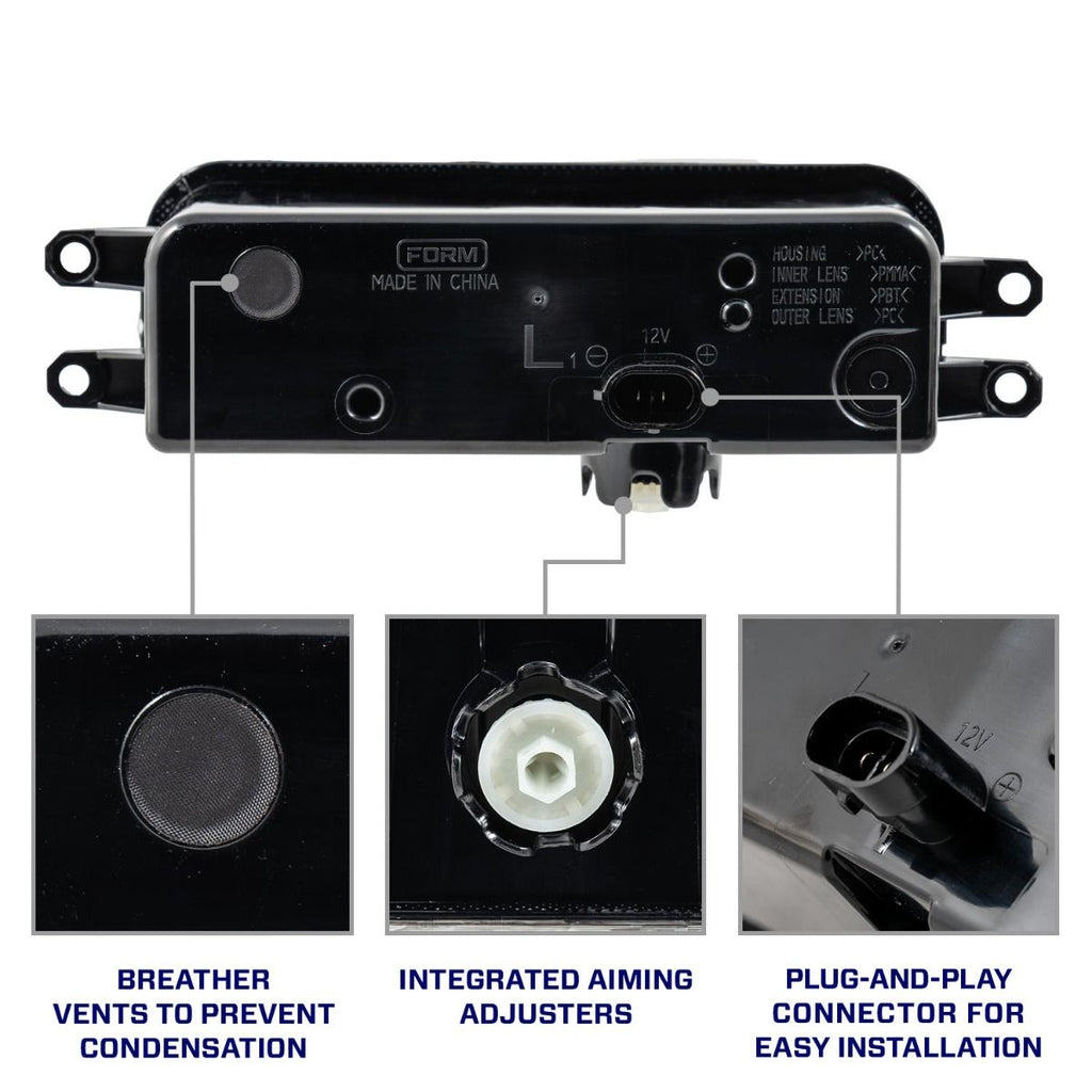 2023-2026 Tacoma/Tundra/4Runner/Sequoia LED Fog Lights (White LED)