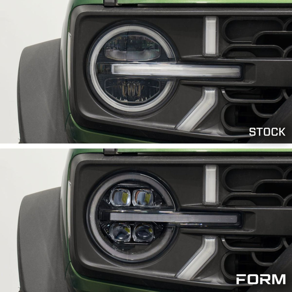 2021-2025 Ford Bronco LED Projector Headlights