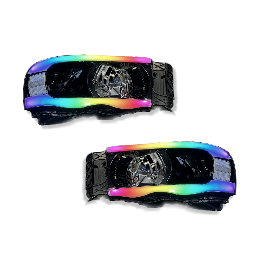 2002-05 DODGE RAM 5th GEN STYLE HEADLIGHTS