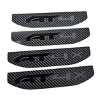 2020-2026 GMC Sierra 1500 | Carbon Fiber Look AT4-Style Fender Emblem Inserts (Pair) (installed reference photo)