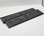 2020-2026 GMC Sierra HD | Black Duramax & Gas Fender Emblem Vent Inserts (Pair) (installed reference photo)
