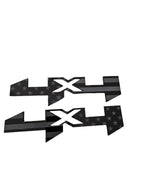 2019-2026 GMC Sierra | 4X4 American Flag Emblem (installed reference photo)