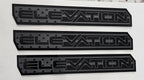 2019-2026 GMC Sierra 1500 | Elevation-Style American Flag Emblems (Set of 3) (installed reference photo)