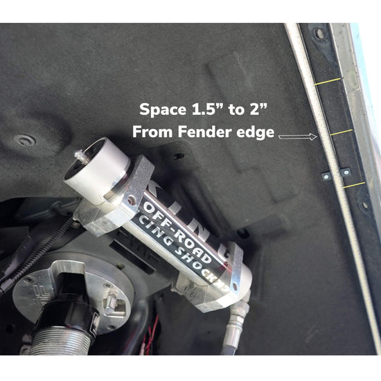 "GHOST" LED Fender-Well Light Kit – 4-Piece, Fits U.S. Full-Size Trucks w/ Plastic Liners, IP68, T52 Aluminum
