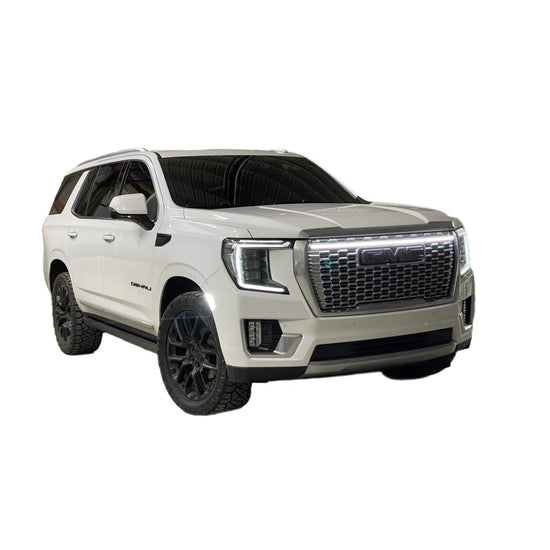 2021-2023 GMC Yukon Denali/AT4 LED “Power” Grille Light Bar – IP67, Plug-and-Play Ready, Black or Silver Frame