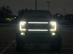 2017-2019 Ford Super Duty Platinum “Ghost” LED Grille Light Bar – F-250/350/450/550, IP67
