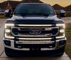 2020 Ford F-250/F-350/F-450/F-550 LED Grille Light Kit – KR/XLT/STX/Platinum, IP67, Black or Silver