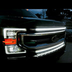 2020 Ford F-250/F-350/F-450/F-550 LED Grille Light Kit – KR/XLT/STX/Platinum, IP67, Black or Silver
