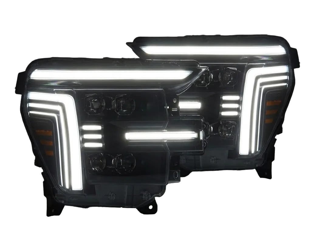 2024-2026 Ford F-150 & F-150 Raptor AlphaRex NOVA-Series LED Projector Headlights – Lit