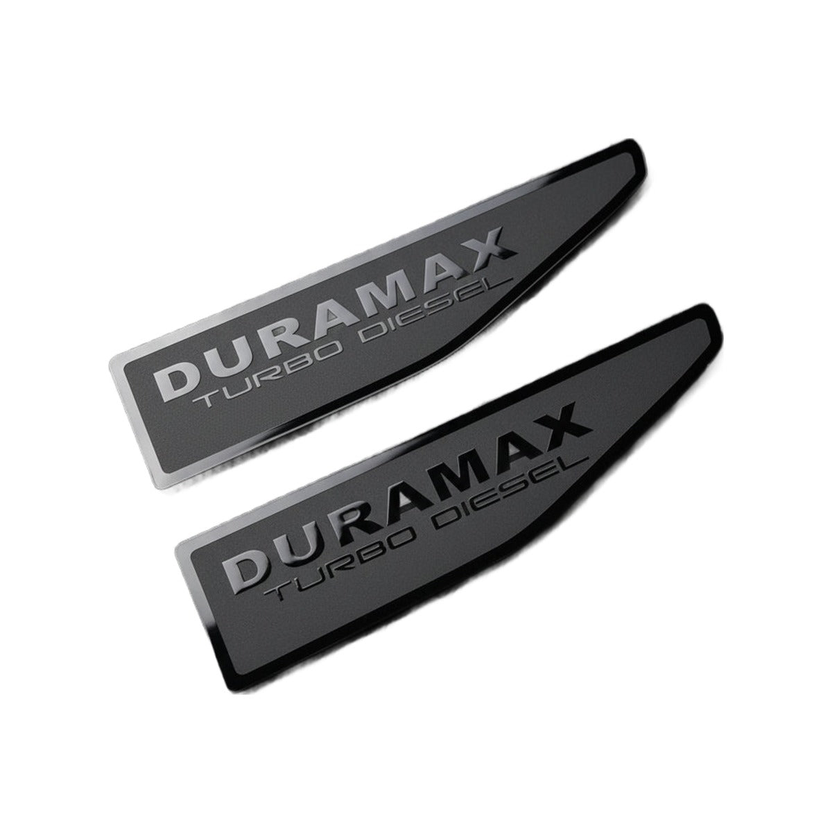 2021-2026 GMC Yukon | Duramax Color Text Fender Emblems (Pair)