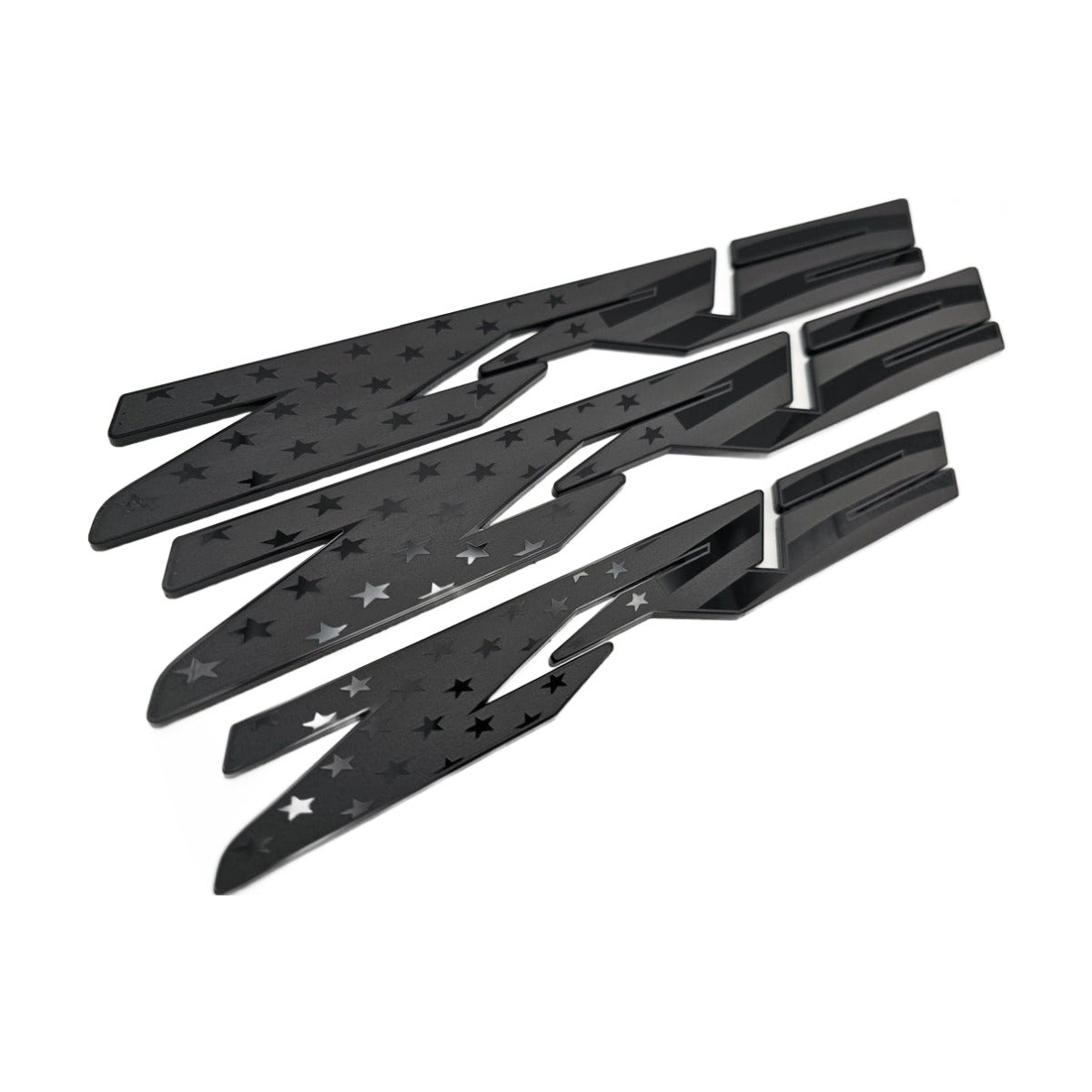 2022-2026 Chevy Silverado | ZR2-Style American Flag Emblems (Set of 3)