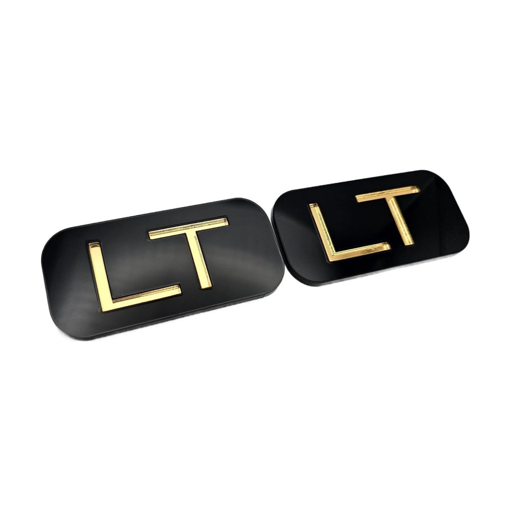 2019-2026 Chevy Silverado, GMC Sierra & Tahoe | LS / LT-Style B-Pillar Emblems (Pair)